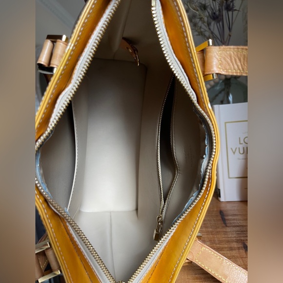 LV Louis Vuitton Vernis Leather Houston Shoulder Bag Zipper Tote - Picture 12 of 15